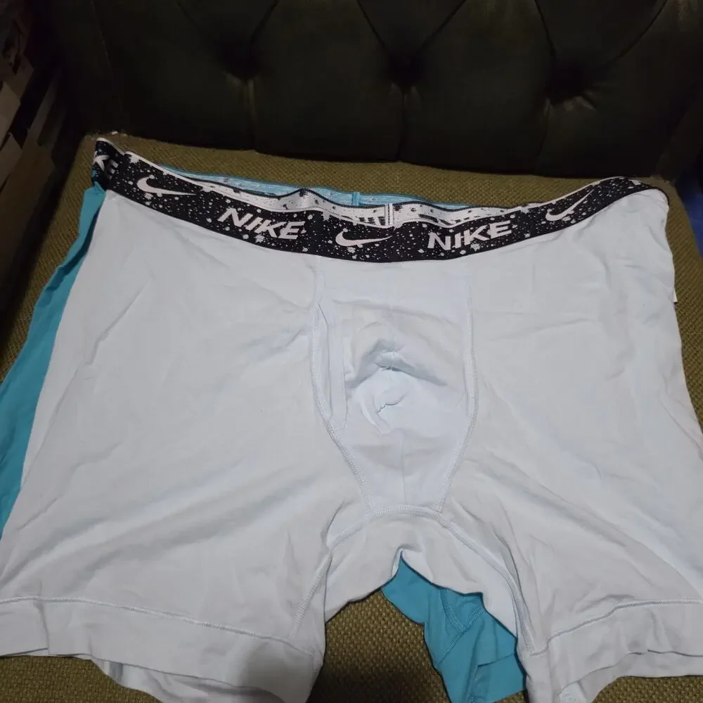 Men's Nike Boxer Briefs Size XL KE1167 Set of 2 Blues